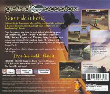 Grind Session (US) box cover back